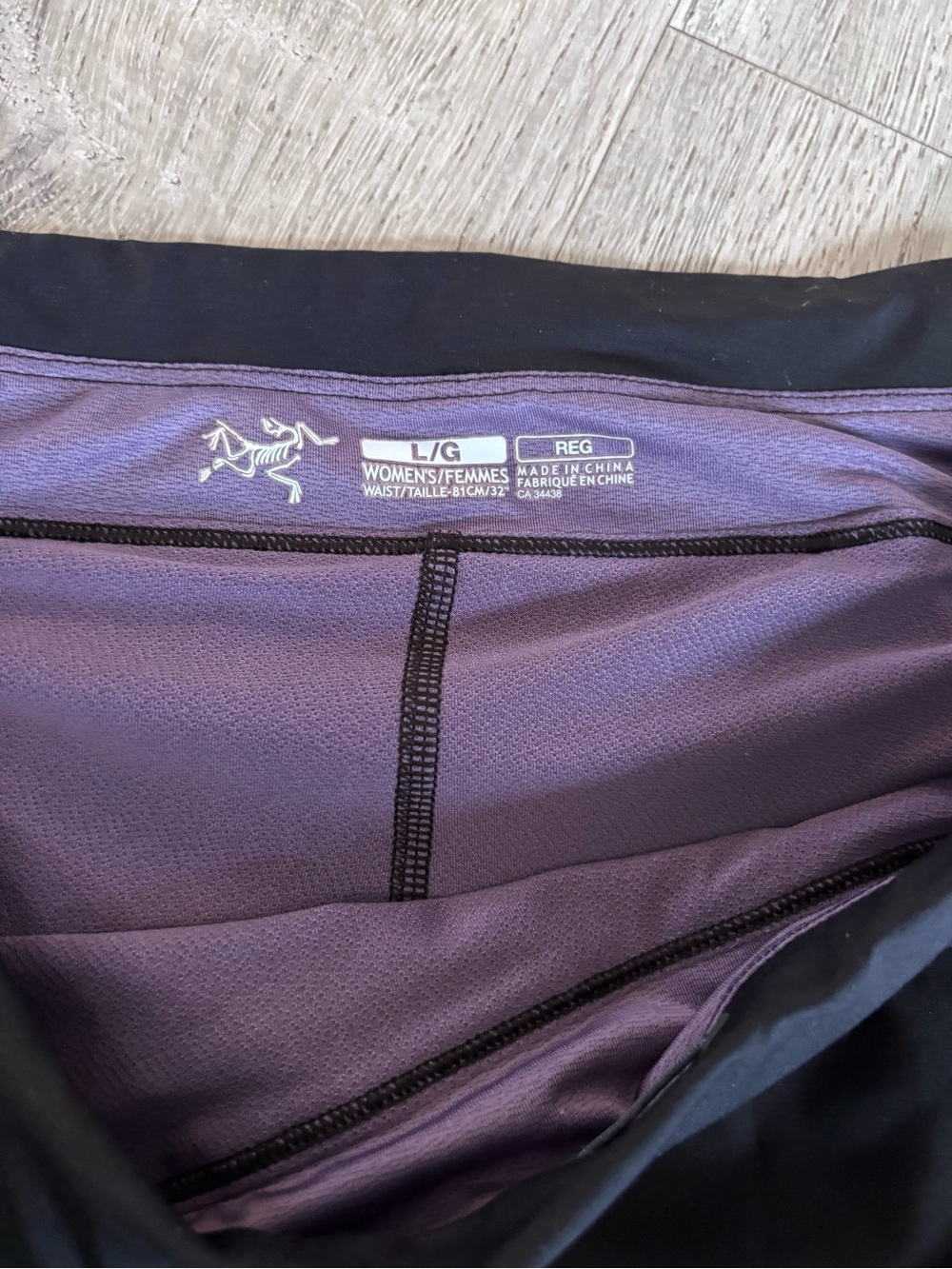 Arc'teryx Black Women's Athletic Skort - Picture 3 of 4